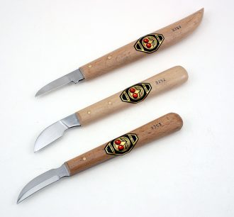 CHIP CARVING KNIVES - SET OF THREE